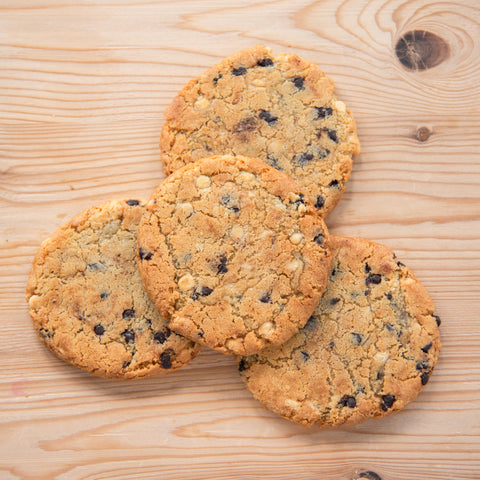 Four Peanut Choc Chip Cookies -  Wednesday - MBM